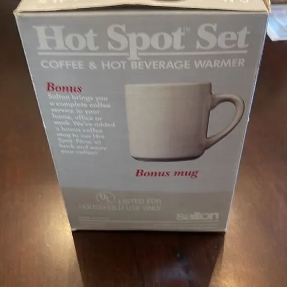 Salton Hot Spot Set Coffee & Hot Beverage Warmer and Mug - Picture 3 of 3